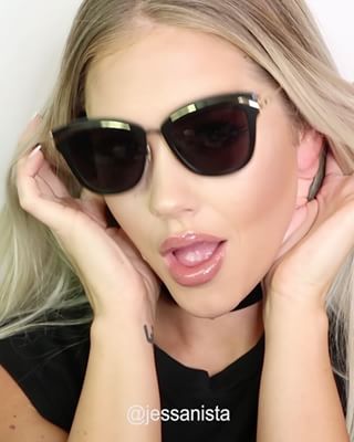 ?When ya gotta block all the haters? Do so in style with @topfoxx sunnies! Hahaha I crack myself up. I looooooove all my sun glasses from them! Use my code: JESSA15 link in bio babies. **tell me which style is your favorite from my video!!!** #sunglasses #topfoxx #sunnies #shades