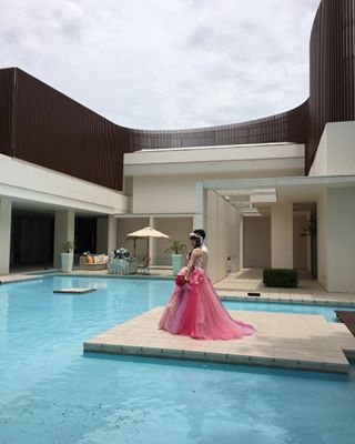 ピンクドレス❤️ #結婚式#ブライダル#ウェディング#ウェディングドレス#ブーケ#ヘアアレンジ#ヘアメイク#モデル#撮影#花嫁#プレ花嫁#卒花嫁#ブライダルヘア#ウェディングヘア#カラードレス#ピンクドレス#花冠#wedding#weddingdress#bridal#bouqet#model#shooting#hairmake#hairarrange