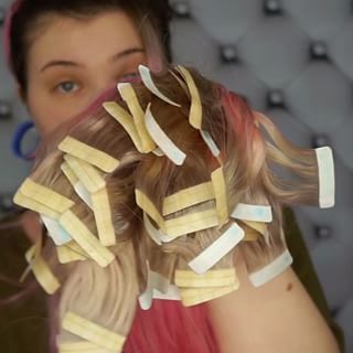 Tape in extensions!! I'm so happy with how it turned out! Details ⬇️ .@vpfashion tape in extensions 24" 100g (I used a little less than one and a half packs) 613A white blonde Discount code: emilyvp for $10 off.@arcticfoxhaircolor diluted virgin pink Discount code: emilysusanah for 10% off.FULL VIDEO on my YouTube! Link in bio! Leave any questions below! I will update right here answering some more common ones! ?.Q: how long do they last? A: they are semi permeant! 6-8 weeks!Q: are they damaging? A: in general no, they grow out with your actual hair. When you remove them you want to make sure to do it properly so it doesn't break your hair when you take them out!