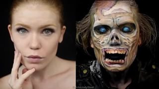 Comment your favorite Game of Thrones character! This is how you would look after getting turned into a wight walker! ???@artistjodysteel #1minutemakeup #makeupart #makeuptransformation