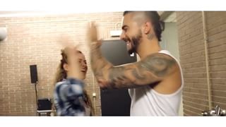 Recordando Barcelona y la visita de mi compatriota @shakira ??❤️ que momento inolvidable con mis parceros @leomessi @luissuarez9. YA ESTAMOS EN MADRID!!!