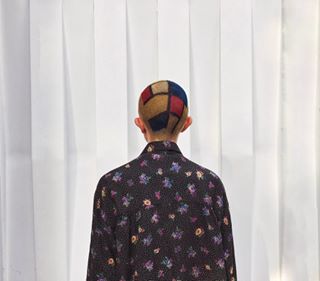 Photo by @kristiangabrielThe work of artist Piet Mondrian inspired creative director Kristian Godoy’s (@kristiangabriel) colorful hairstyle. “I love the composition that exists between the white but textured background, the stamping of clothes and the work on my hair.” #TheWeekOnInstagram